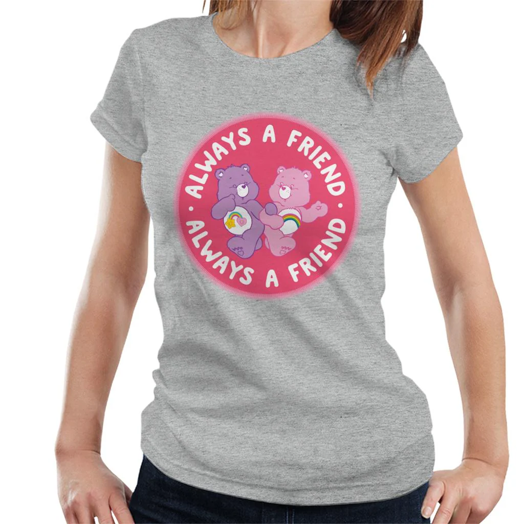 Cheer Bear And Best Friend Bear Always A Friend Women's T-Shirt - Image 5