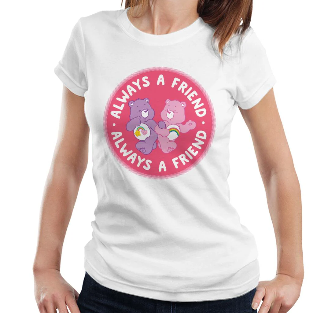 Cheer Bear And Best Friend Bear Always A Friend Women's T-Shirt - Image 6