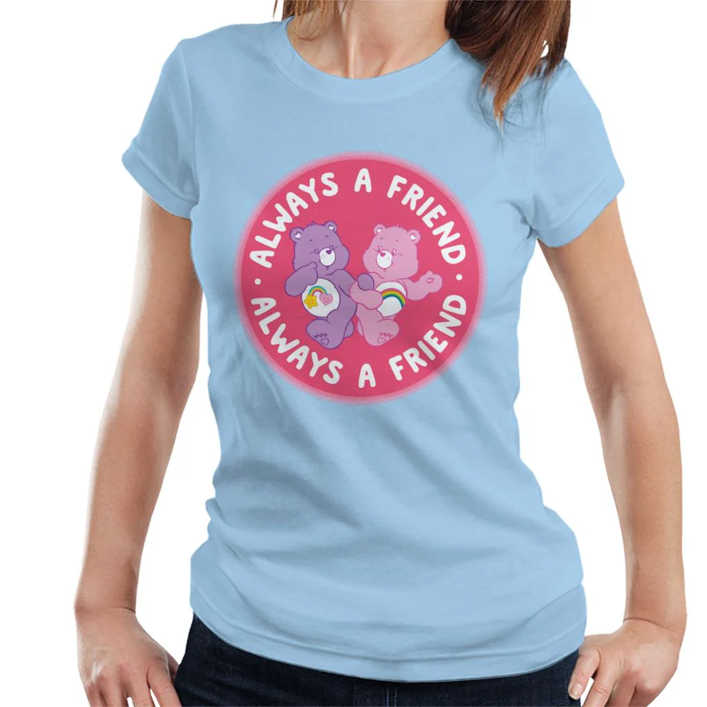 Cheer Bear And Best Friend Bear Always A Friend Women's T-Shirt - Image 7