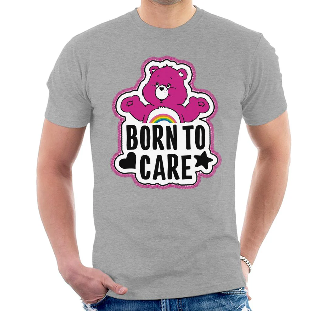 Cheer Bear Born To Care Men's T-Shirt