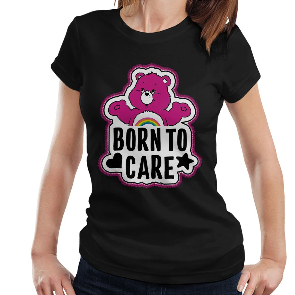 Cheer Bear Born To Care Women's T-Shirt