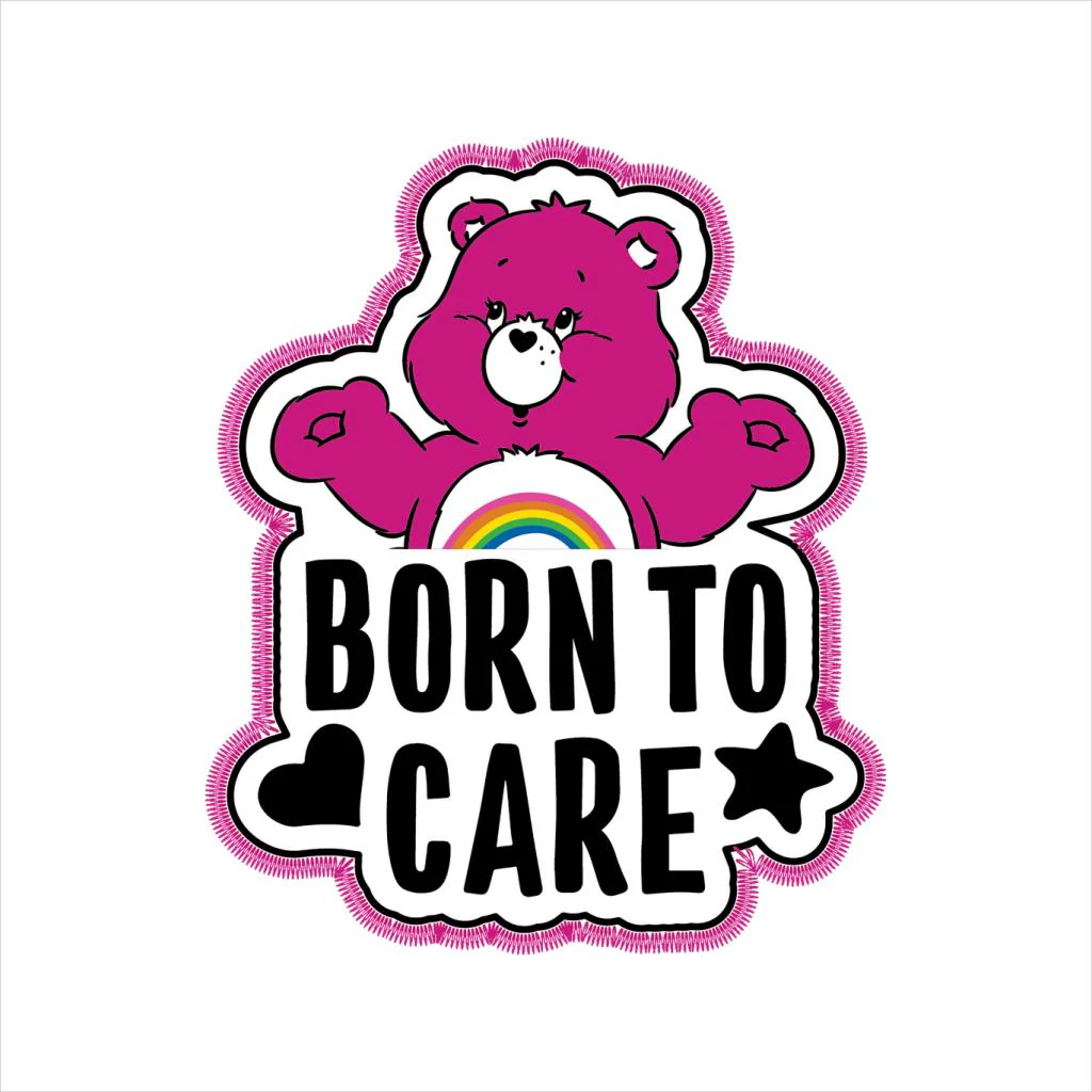 Cheer Bear Born To Care Women's T-Shirt - Image 5