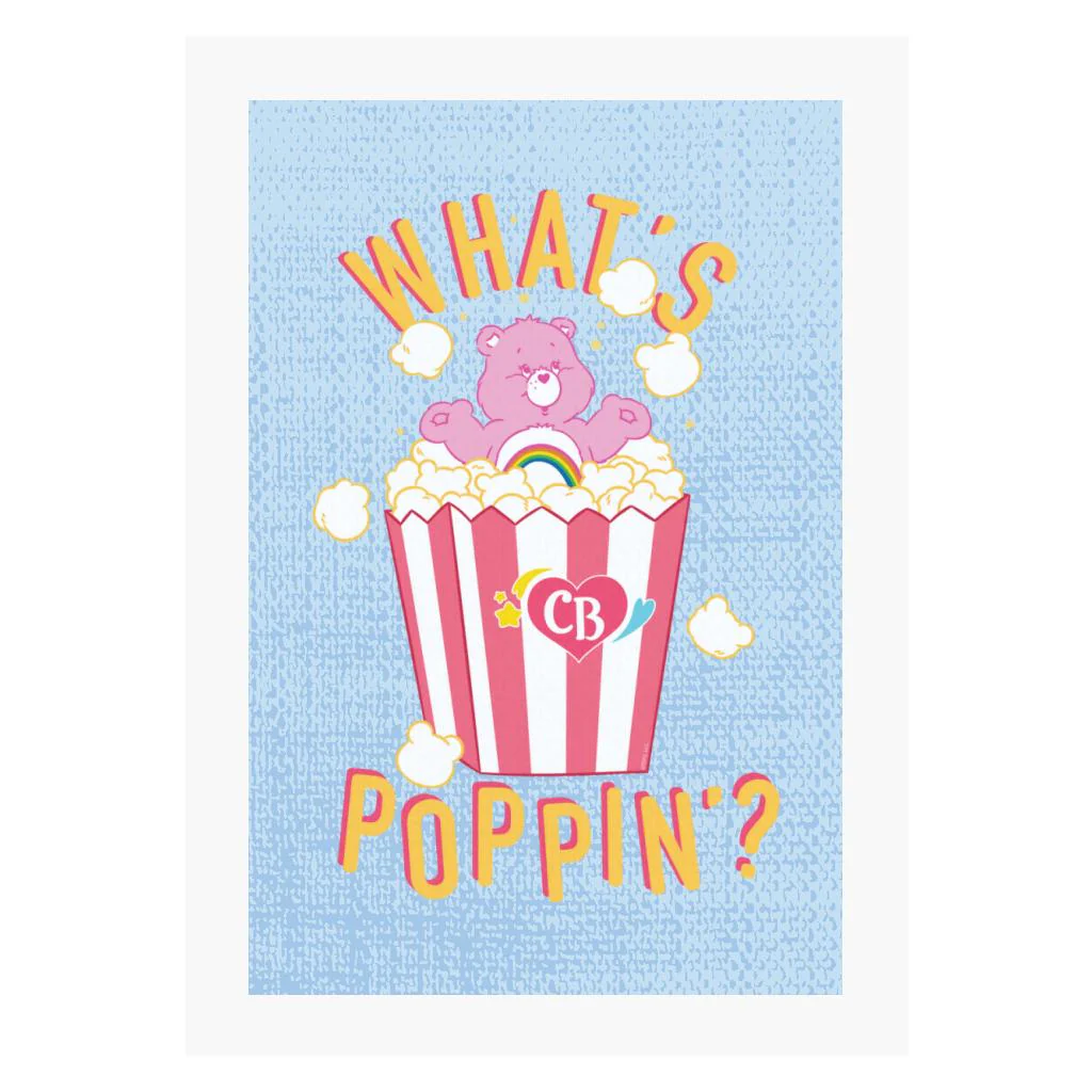 Cheer Bear Whats Poppin A4 Print - Image 5