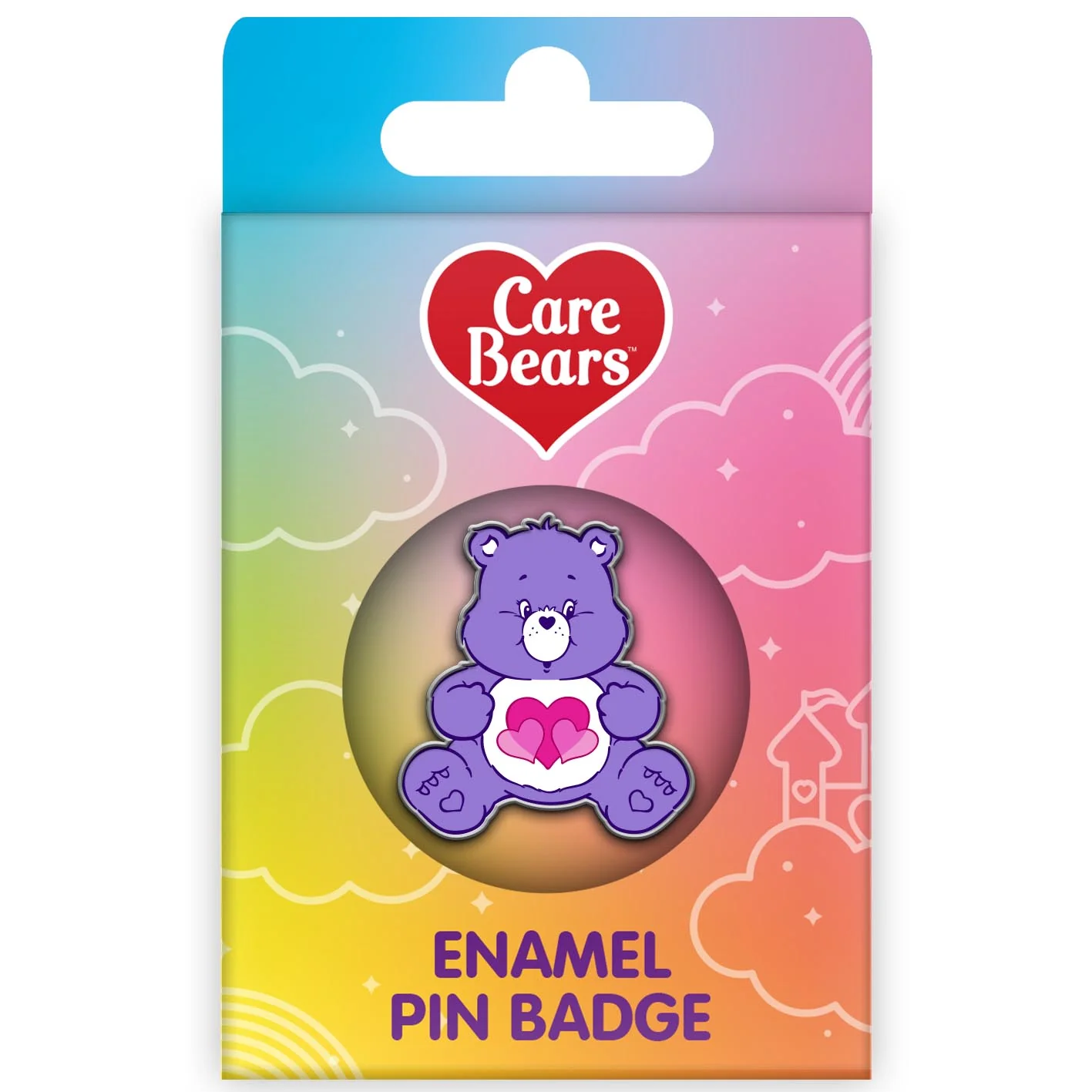 Care Bears Cheer, Share & Good Luck Bear Enamel Pin Badge 3-Pack - Image 3