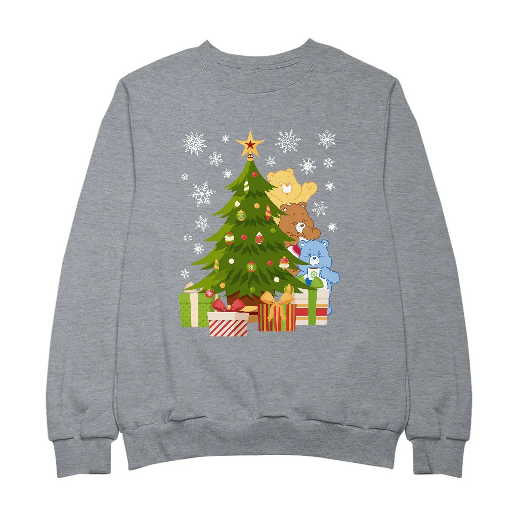 Care Bears Christmas Behind The Christmas Tree Men's Sweatshirt - Image 5