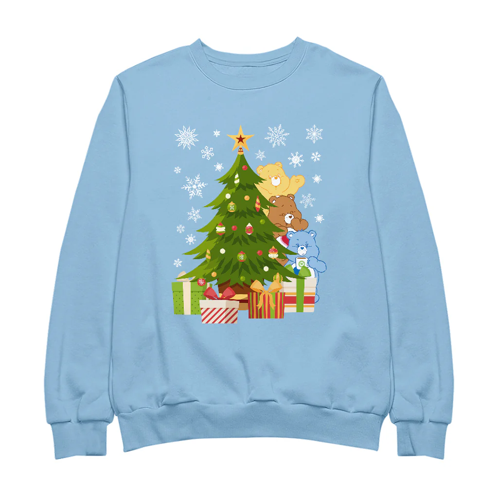 Care Bears Christmas Behind The Christmas Tree Men's Sweatshirt - Image 7
