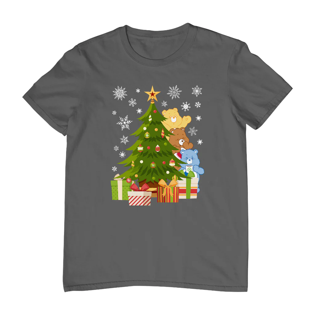 Care Bears Christmas Behind The Christmas Tree Men's T-Shirt - Image 5