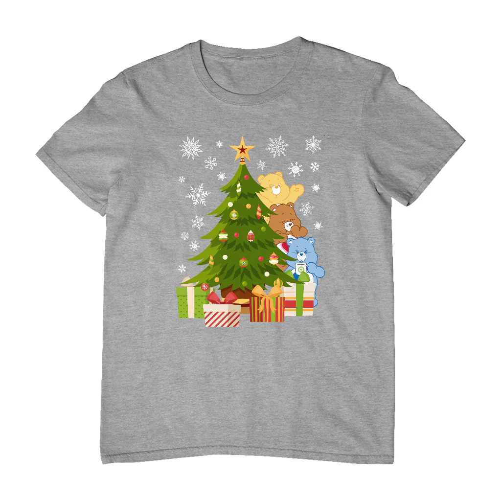 Care Bears Christmas Behind The Christmas Tree Men's T-Shirt - Image 7