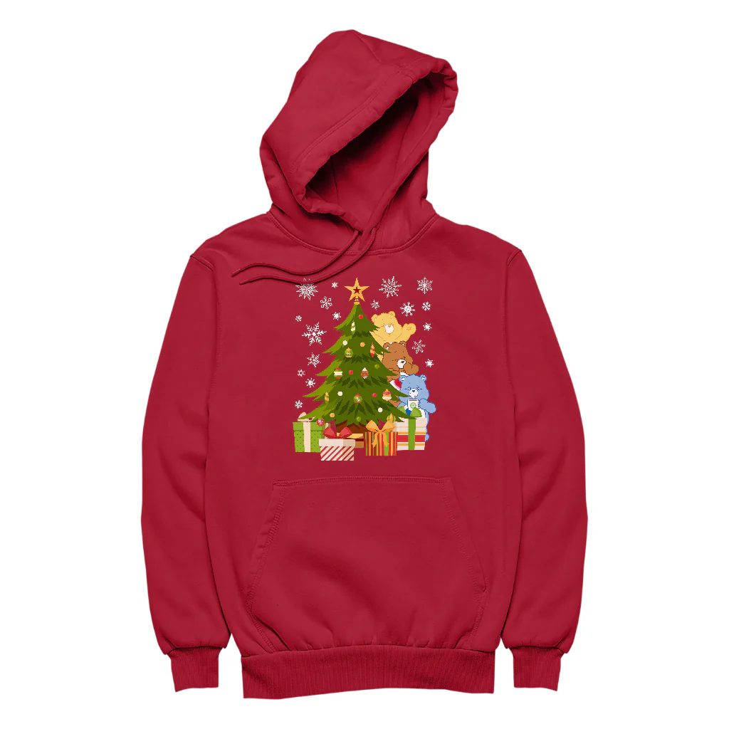 Care Bears Christmas Behind The Christmas Tree Women's Hooded Sweatshirt - Image 11