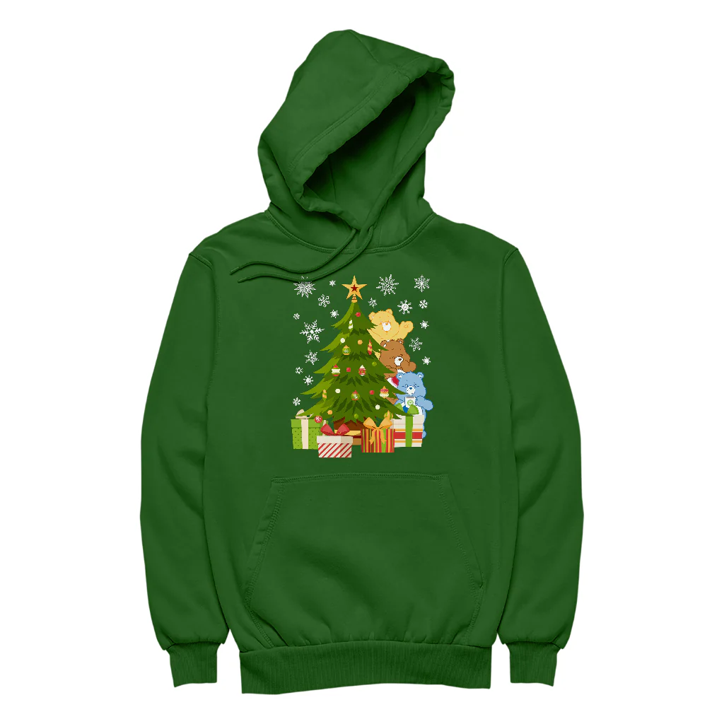Care Bears Christmas Behind The Christmas Tree Women's Hooded Sweatshirt - Image 3