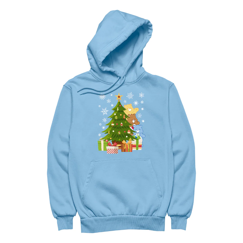Care Bears Christmas Behind The Christmas Tree Women's Hooded Sweatshirt - Image 9