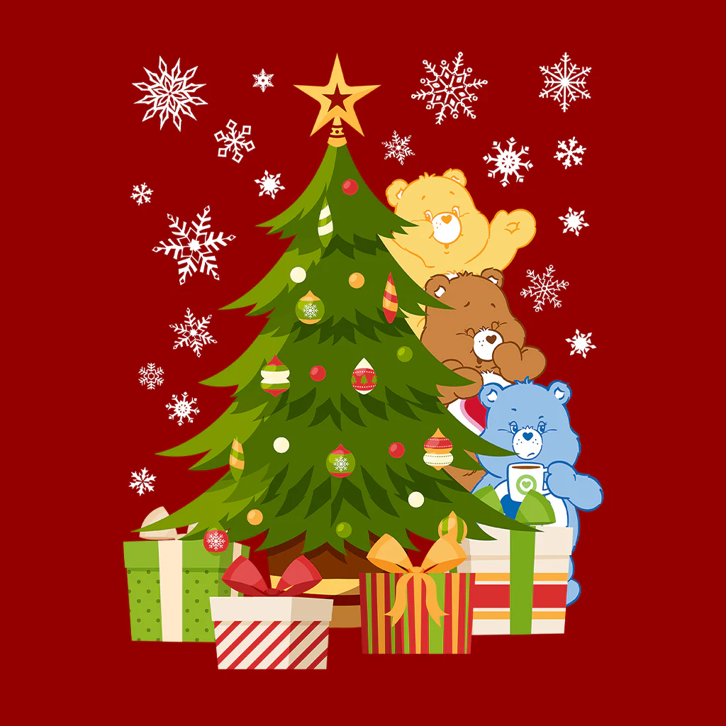 Care Bears Christmas Behind The Christmas Tree Women's Sweatshirt - Image 2