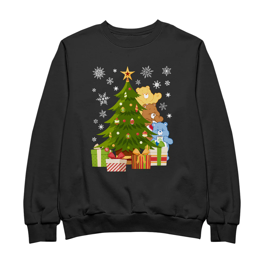 Care Bears Christmas Behind The Christmas Tree Women's Sweatshirt - Image 3