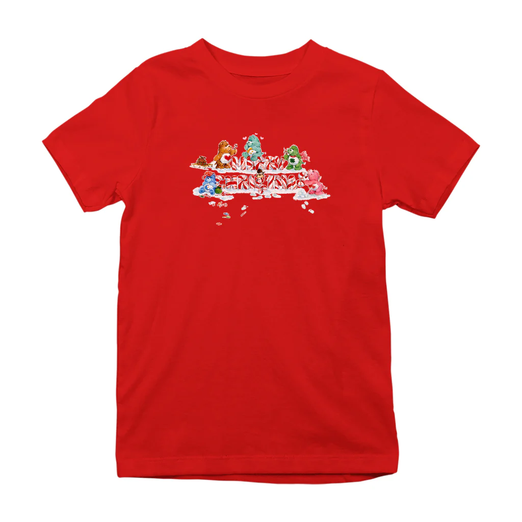 Care Bears Christmas Merry Xmas Candy Cane Kids T-Shirt - Image 10