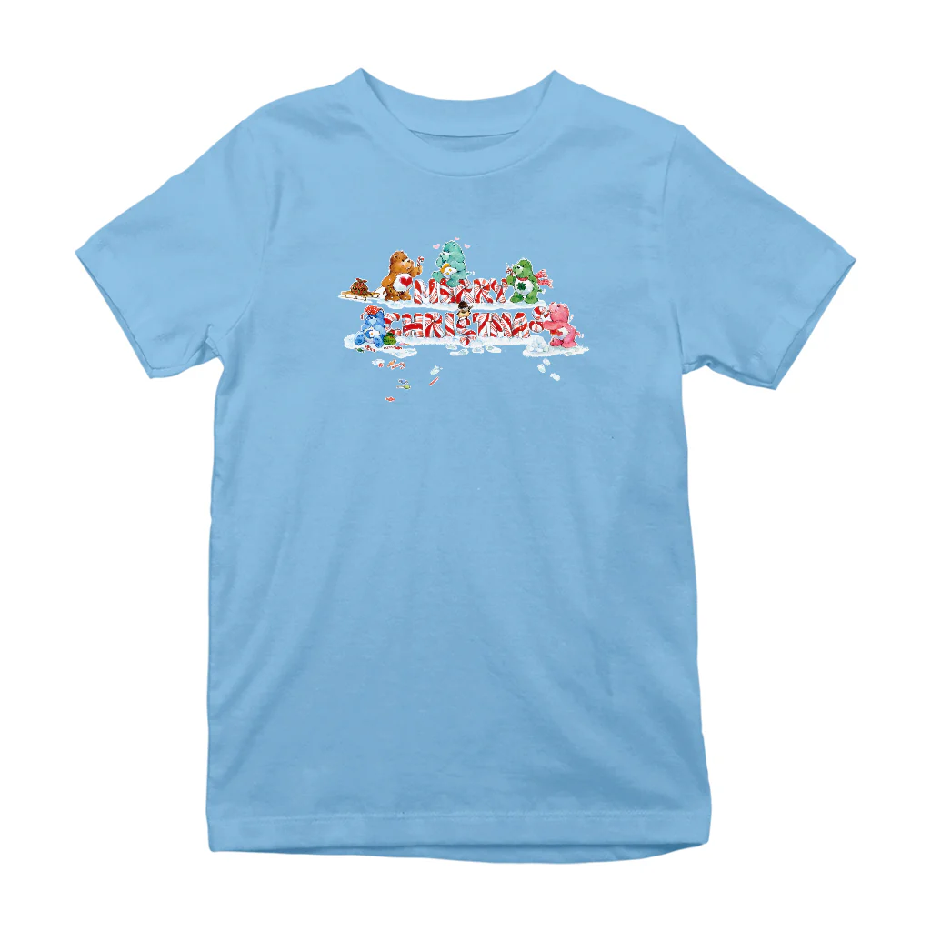Care Bears Christmas Merry Xmas Candy Cane Kids T-Shirt - Image 7