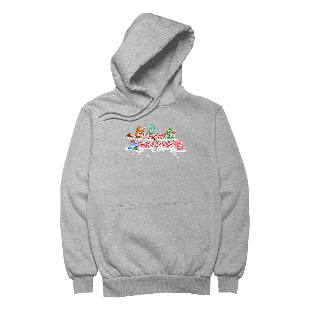 Care Bears Christmas Merry Xmas Candy Cane Men's Hooded Sweatshirt