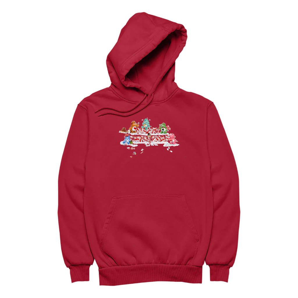 Care Bears Christmas Merry Xmas Candy Cane Men's Hooded Sweatshirt - Image 11