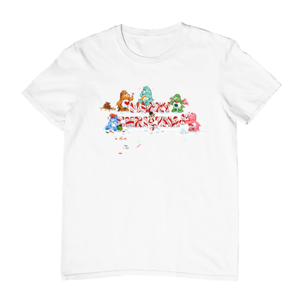 Care Bears Christmas Merry Xmas Candy Cane Men's T-Shirt