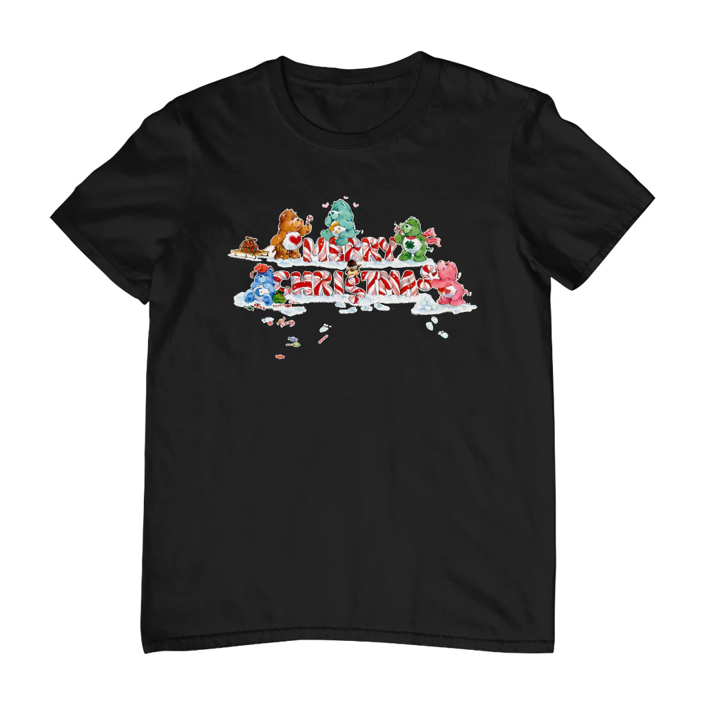 Care Bears Christmas Merry Xmas Candy Cane Men's T-Shirt - Image 3