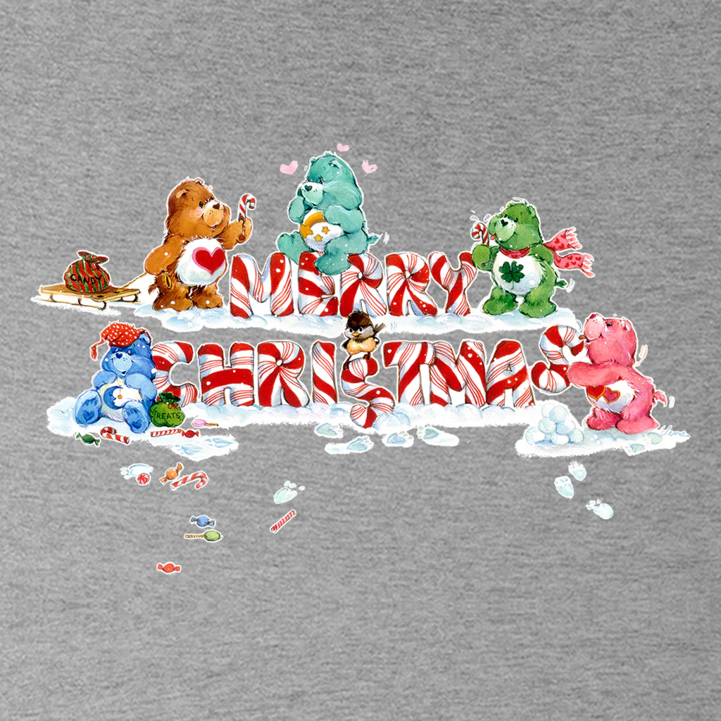 Care Bears Christmas Merry Xmas Candy Cane Men's T-Shirt - Image 6