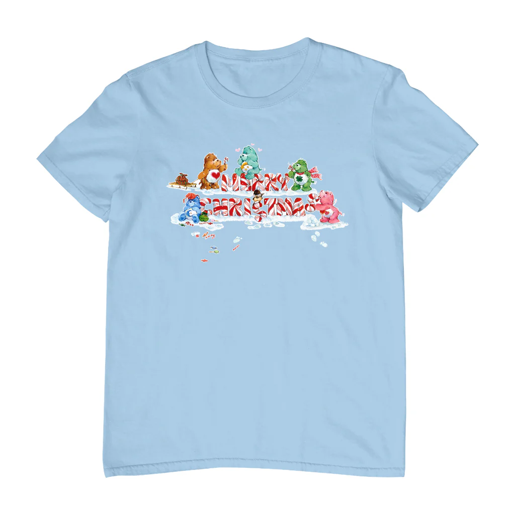 Care Bears Christmas Merry Xmas Candy Cane Men's T-Shirt - Image 7