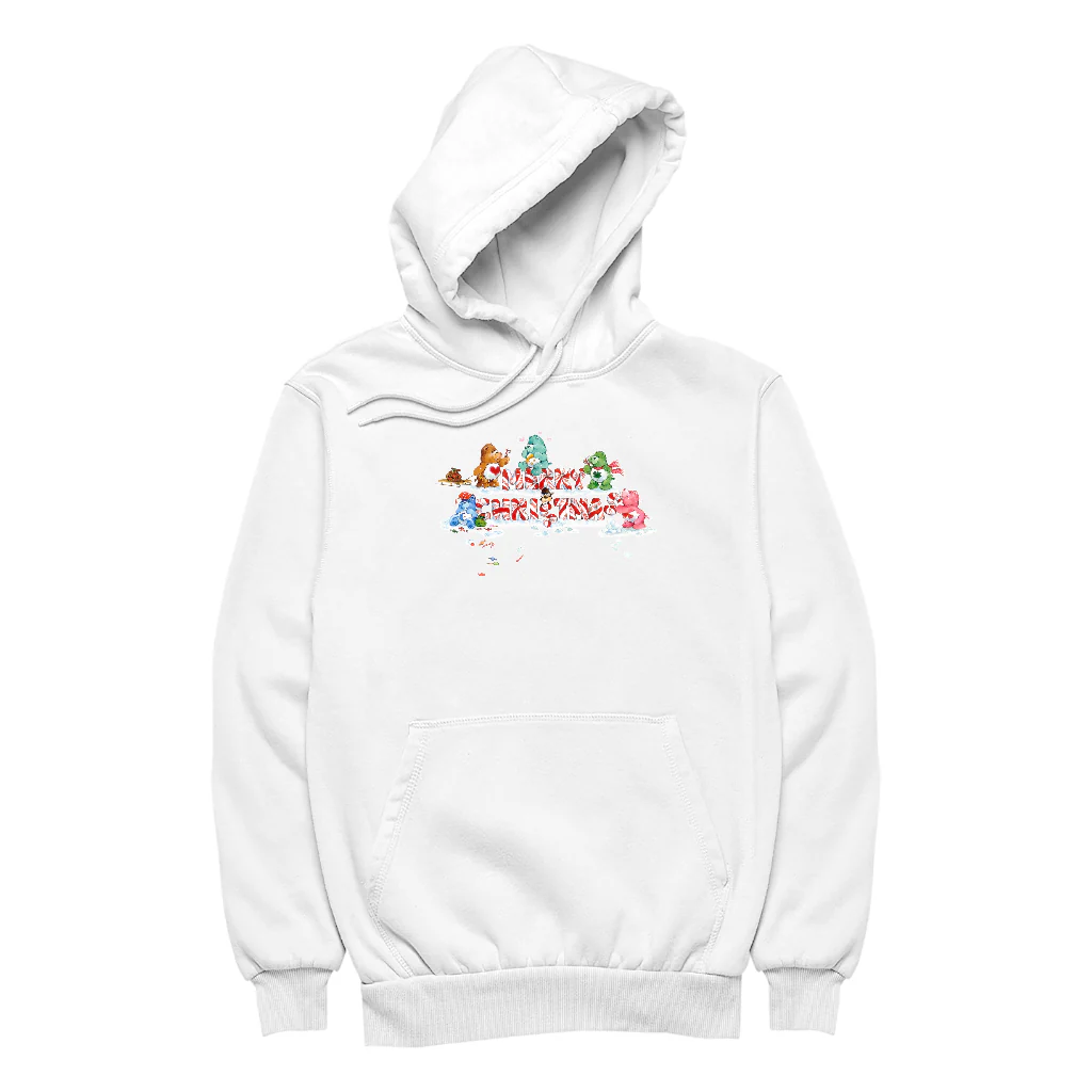 Care Bears Christmas Merry Xmas Candy Cane Women's Hooded Sweatshirt - Image 5