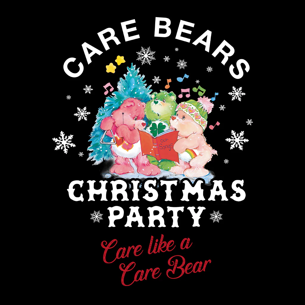 Care Bears Christmas Party Care Like A Care Bear Men's Hooded Sweatshirt - Image 2