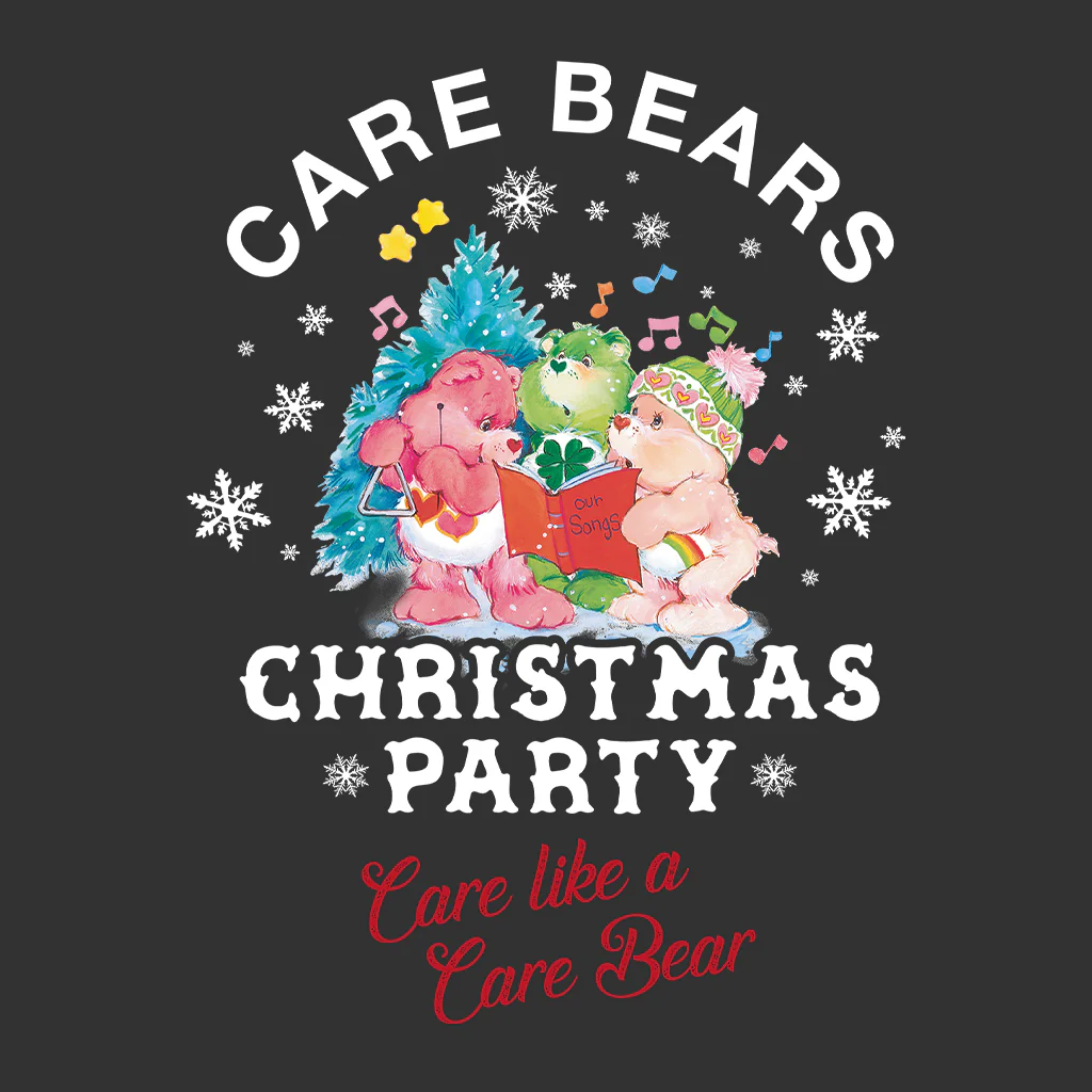 Care Bears Christmas Party Care Like A Care Bear Men's Sweatshirt - Image 6