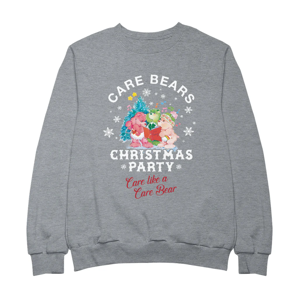 Care Bears Christmas Party Care Like A Care Bear Men's Sweatshirt - Image 7