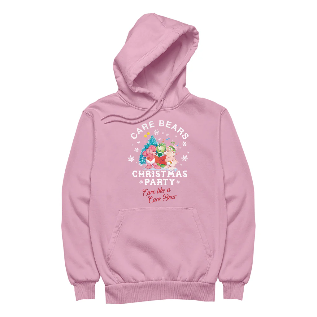 Care Bears Christmas Party Care Like A Care Bear Women's Hooded Sweatshirt