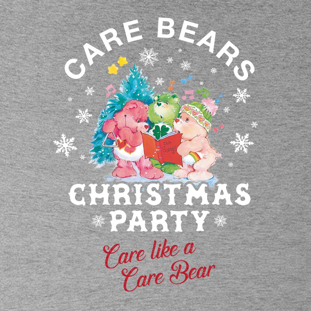 Care Bears Christmas Party Care Like A Care Bear Women's Sweatshirt - Image 6