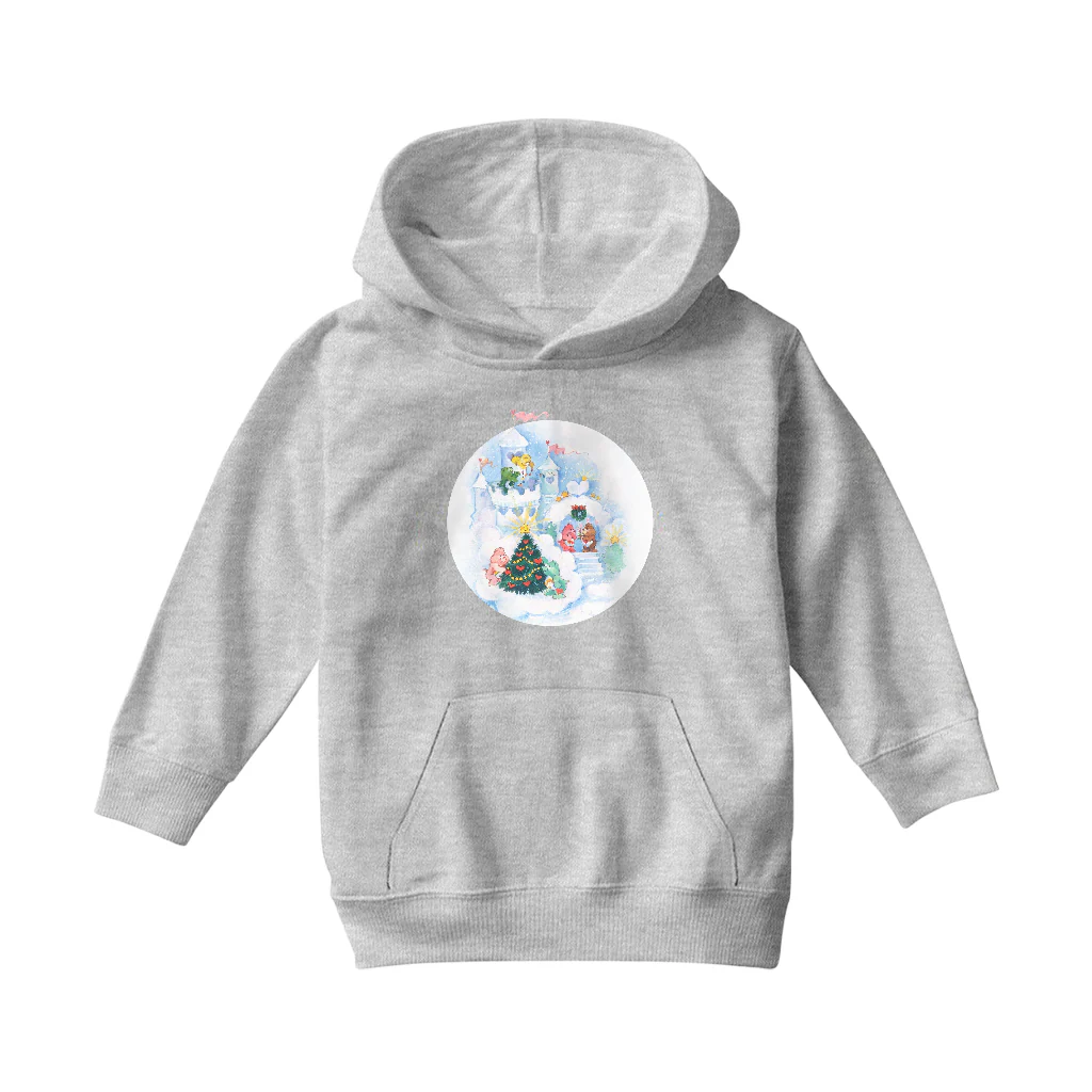 Care Bears Christmas Snow Castle Kids Hooded Sweatshirt