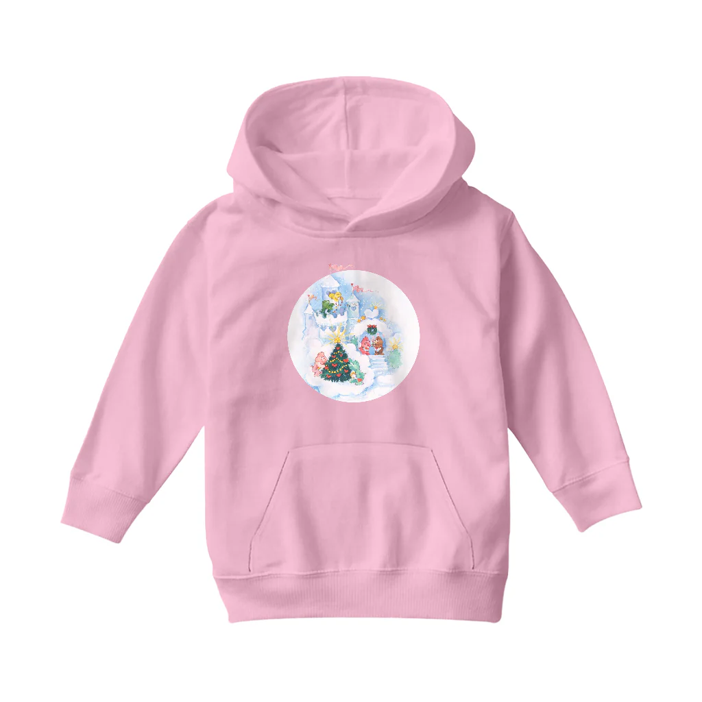 Care Bears Christmas Snow Castle Kids Hooded Sweatshirt - Image 11