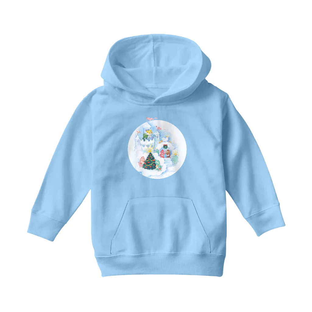 Care Bears Christmas Snow Castle Kids Hooded Sweatshirt - Image 3