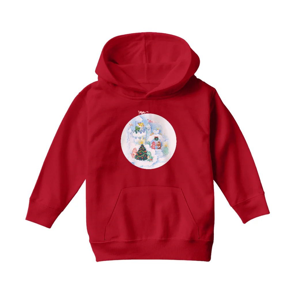 Care Bears Christmas Snow Castle Kids Hooded Sweatshirt - Image 5