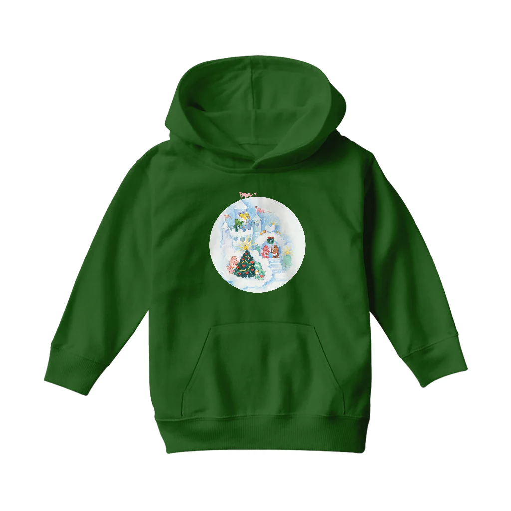 Care Bears Christmas Snow Castle Kids Hooded Sweatshirt - Image 9