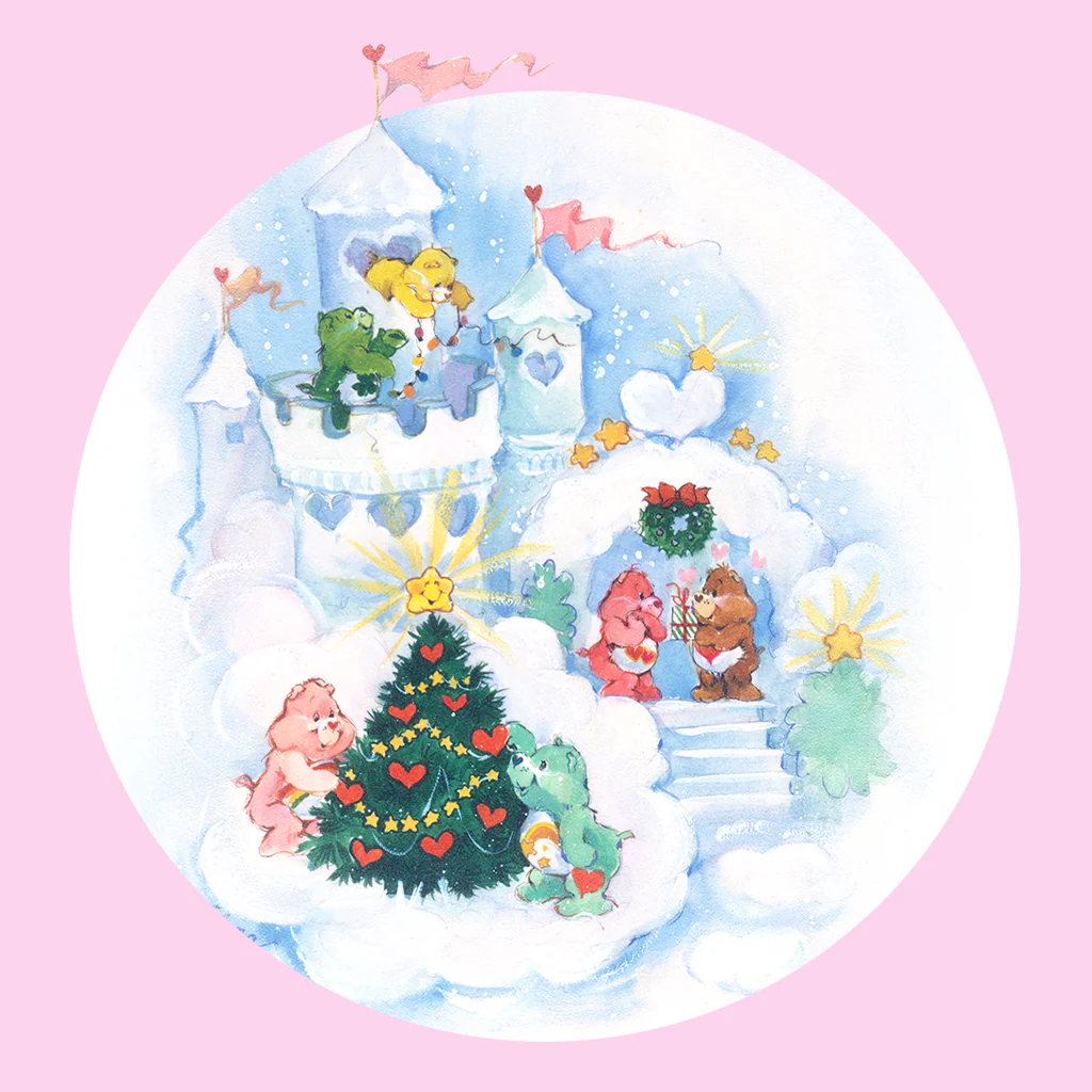 Care Bears Christmas Snow Castle Kids T-Shirt - Image 2