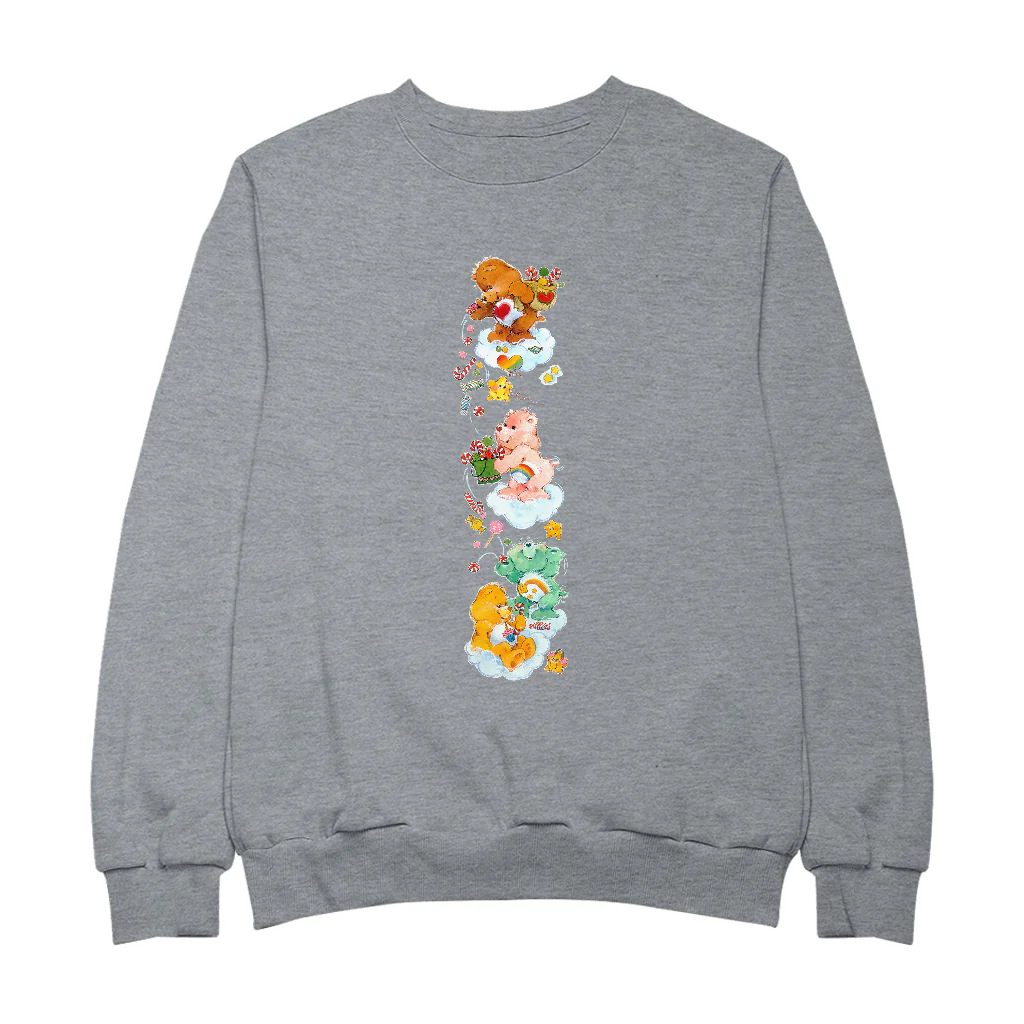Care Bears Christmas Candy Shower Men's Sweatshirt