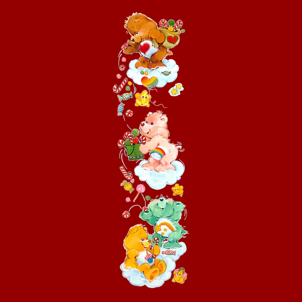 Care Bears Christmas Candy Shower Men's Sweatshirt - Image 12