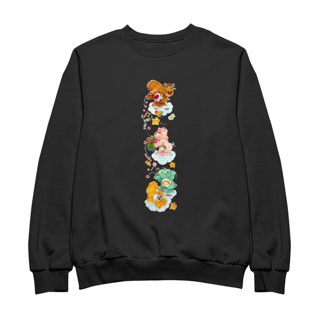 Care Bears Christmas Candy Shower Men's Sweatshirt - Image 3