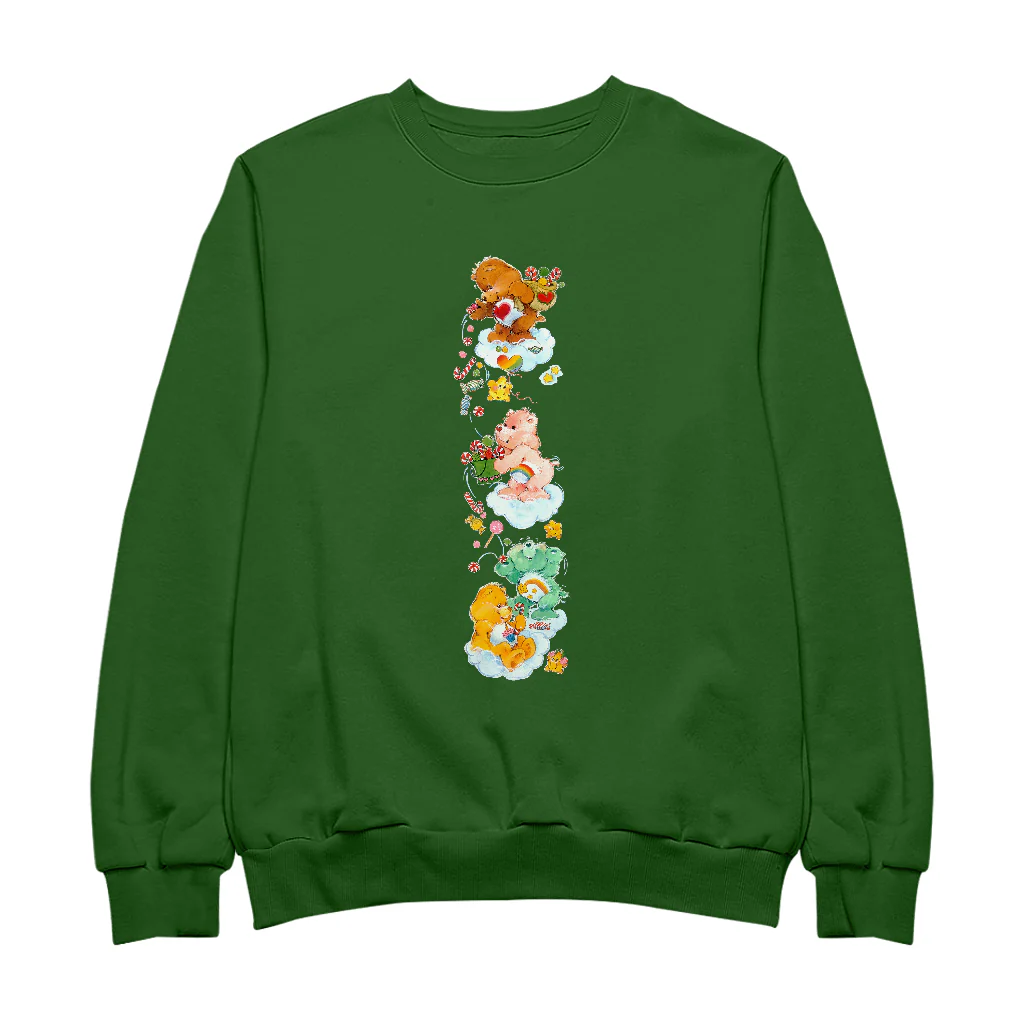 Care Bears Christmas Candy Shower Men's Sweatshirt - Image 9