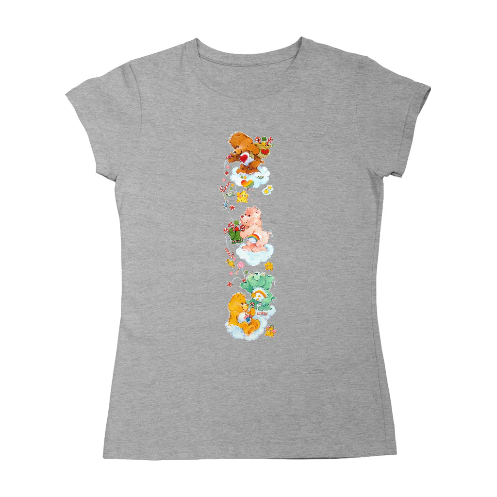 Care Bears Christmas Candy Shower Women's T-Shirt