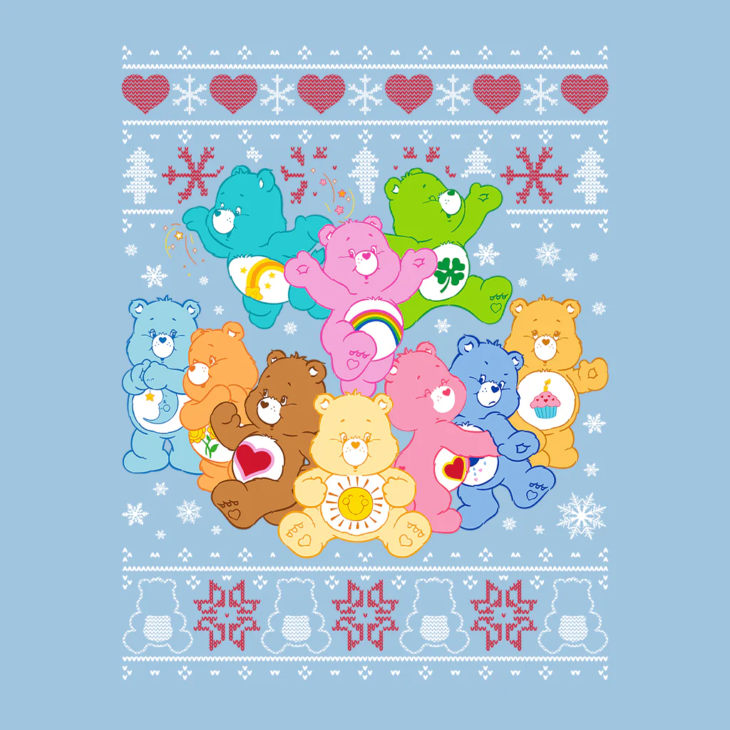 Care Bears Christmas The Original Care Bears Kids Sweatshirt - Image 4