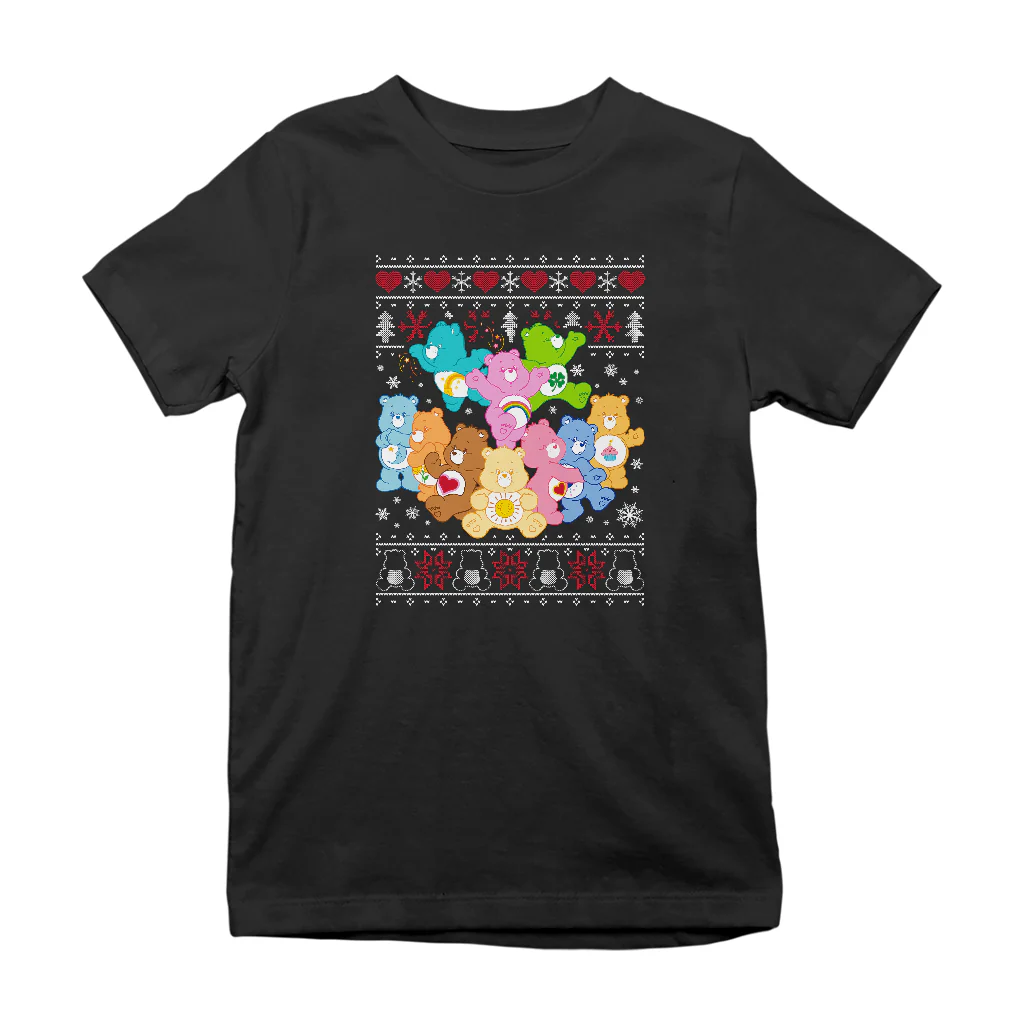 Care Bears Christmas The Original Care Bears Kids T-Shirt - Image 3