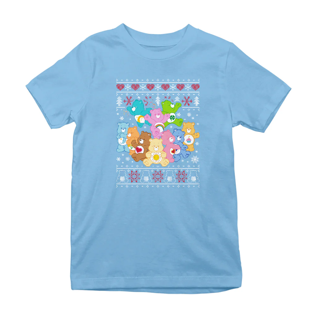 Care Bears Christmas The Original Care Bears Kids T-Shirt - Image 7
