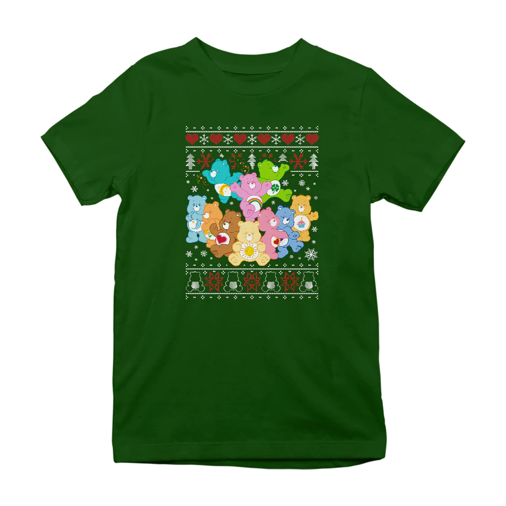 Care Bears Christmas The Original Care Bears Kids T-Shirt - Image 8