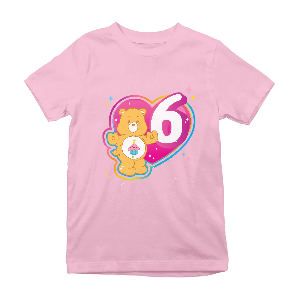 Care Bears Classic Birthday Bear 3rd - 8th Birthday Kid's T-Shirt - Image 10