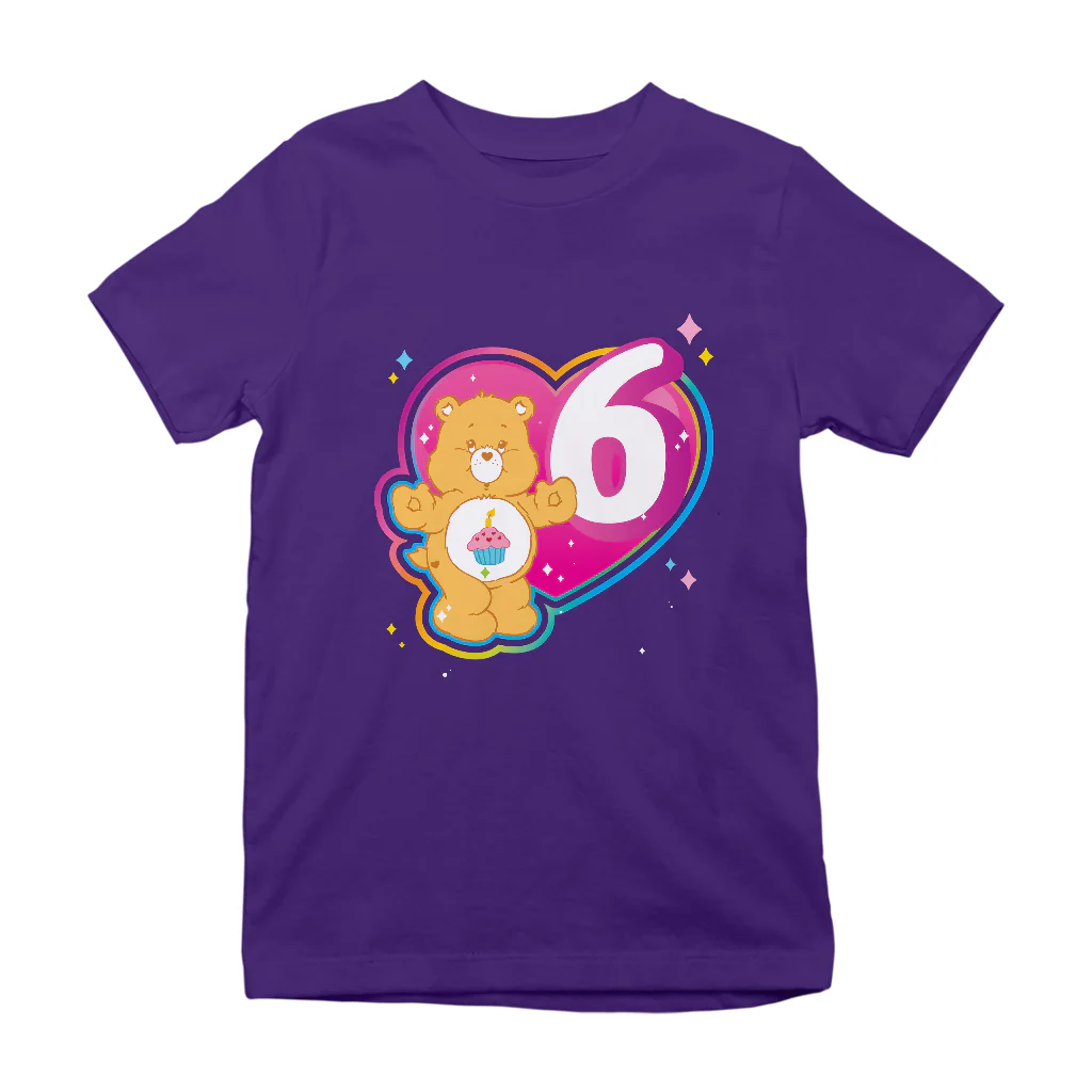 Care Bears Classic Birthday Bear 3rd - 8th Birthday Kid's T-Shirt - Image 12