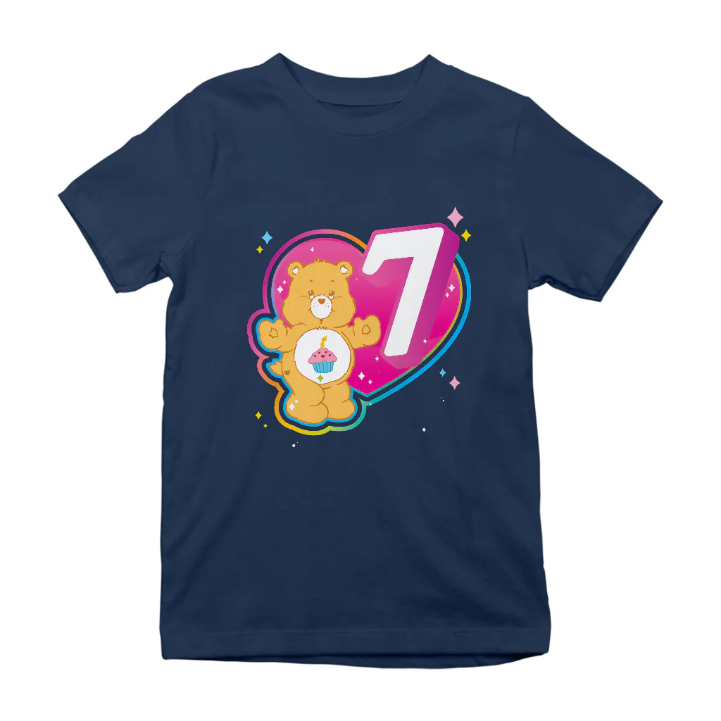 Care Bears Classic Birthday Bear 3rd - 8th Birthday Kid's T-Shirt - Image 14
