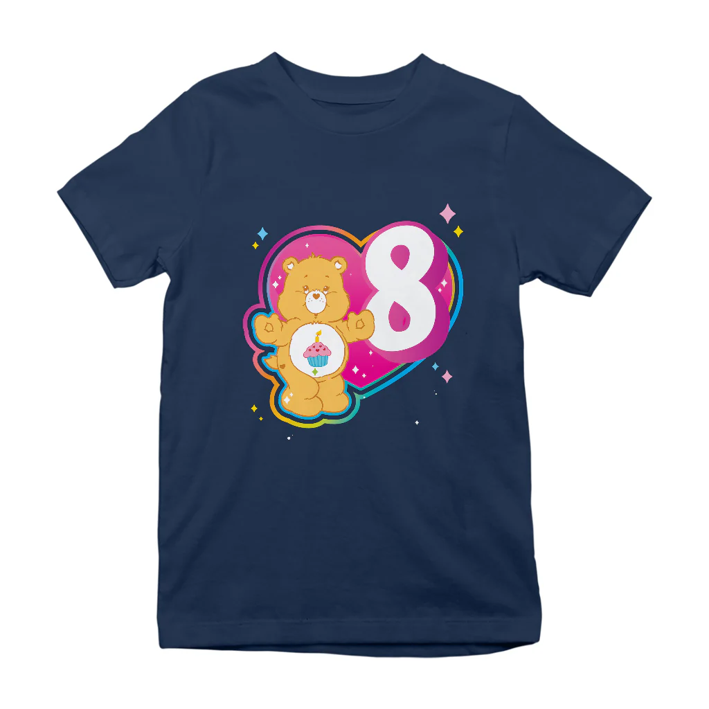 Care Bears Classic Birthday Bear 3rd - 8th Birthday Kid's T-Shirt - Image 17